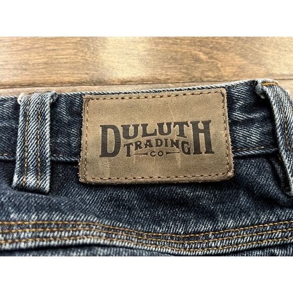 Duluth Trading Co Mens Blue Denim Jeans Size 38x32 100% Cotton 3237-18 - Picture 5 of 12